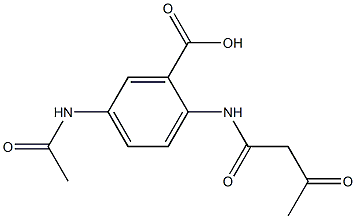 2-(Acetoacetylamino)-5-(acetylamino)benzoic acid