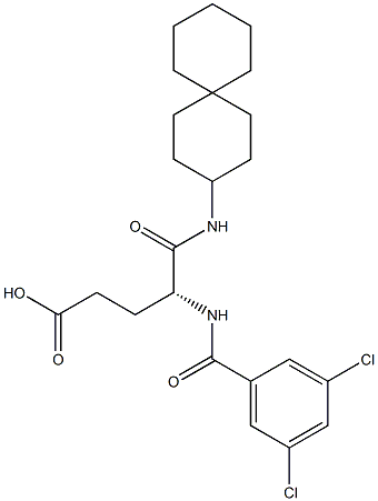 (R)-4-(3,5-Dichlorobenzoylamino)-5-oxo-5-(spiro[5.5]undecan-3-ylamino)valeric acid