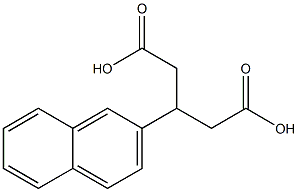 Diacetic acid (2-naphtyl)methylene ester Structure