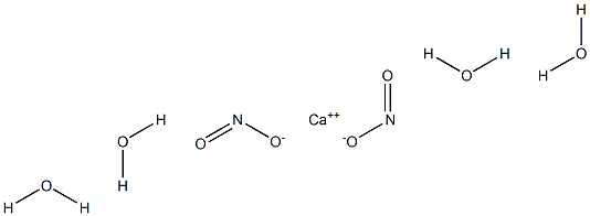 Calcium nitrite tetrahydrate Structure