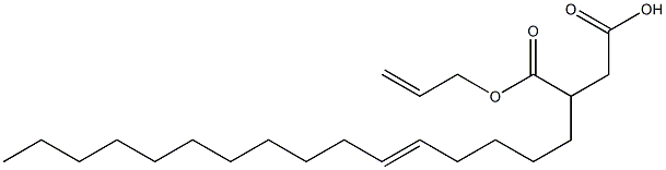 3-(5-Hexadecenyl)succinic acid 1-hydrogen 4-allyl ester Struktur