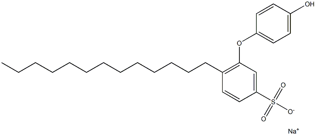 4'-Hydroxy-6-tridecyl[oxybisbenzene]-3-sulfonic acid sodium salt