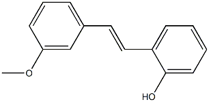 o-[2-(m-Methoxyphenyl)vinyl]phenol Structure