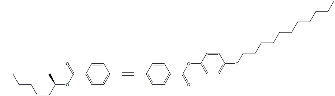 4-[[4-(4-Undecyloxyphenoxycarbonyl)phenyl]ethynyl]benzoic acid (R)-1-methylheptyl ester