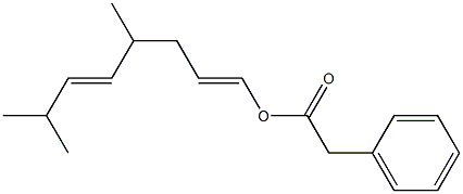 Phenylacetic acid 4,7-dimethyl-1,5-octadienyl ester