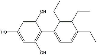 2-(2,3,4-Triethylphenyl)benzene-1,3,5-triol