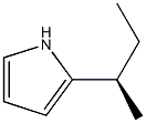 [R,(-)]-2-sec-Butyl-1H-pyrrole Struktur