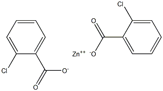 Bis(2-chlorobenzoic acid)zinc salt Structure