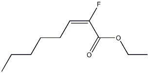  (E)-2-Fluoro-2-octenoic acid ethyl ester