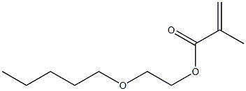 メタクリル酸(3-オキサオクタン-1-イル) 化学構造式
