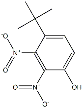 4-tert-Butyl-2,3-dinitrophenol Struktur