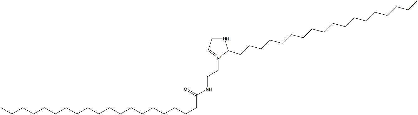 3-[2-(Icosanoylamino)ethyl]-2-octadecyl-3-imidazoline-3-ium Struktur