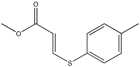 (E)-3-[(4-Methylphenyl)thio]acrylic acid methyl ester