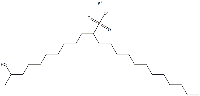 2-Hydroxytricosane-11-sulfonic acid potassium salt
