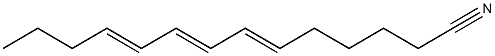 6,8,10-Tetradecatrienenitrile Structure