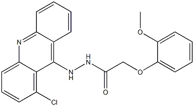  N'-(1-Chloroacridin-9-yl)-2-(2-methoxyphenoxy)acetohydrazide