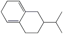 1,2,3,4,6,7-Hexahydro-2-isopropylnaphthalene 结构式