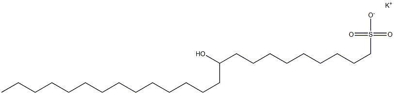  10-Hydroxytetracosane-1-sulfonic acid potassium salt