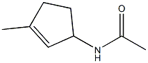 3-Methyl-N-acetyl-2-cyclopenten-1-amine Struktur