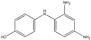 p-(2,4-Diaminoanilino)phenol Structure