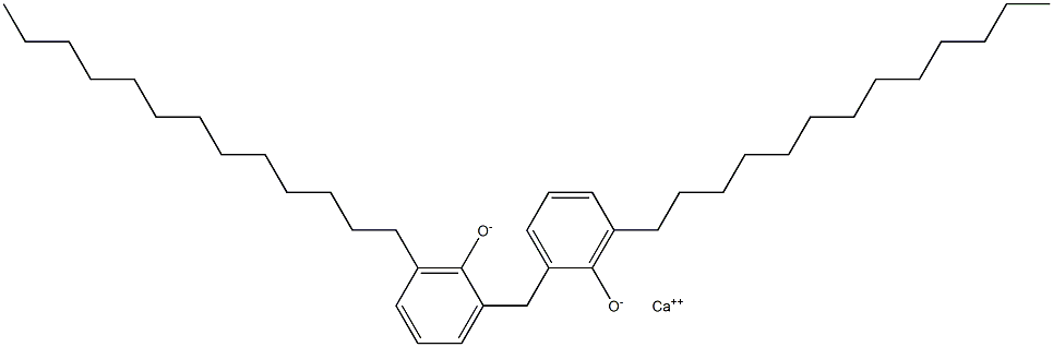 Calcium 2,2'-methylenebis(6-tridecylphenoxide) Structure