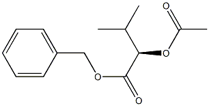 [R,(+)]-2-Acetyloxy-3-methylbutyric acid benzyl ester Struktur
