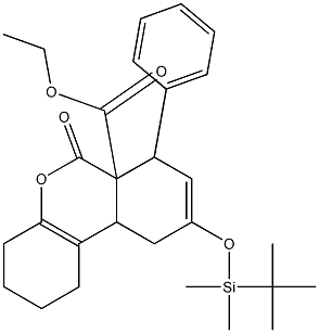 4a,5,8,8a-Tetrahydro-6-[[dimethyl(tert-butyl)silyl]oxy]-1-oxo-3,4-butano-8-phenyl-1H-2-benzopyran-8a-carboxylic acid ethyl ester