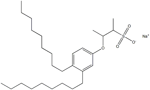 3-(3,4-Dinonylphenoxy)butane-2-sulfonic acid sodium salt|