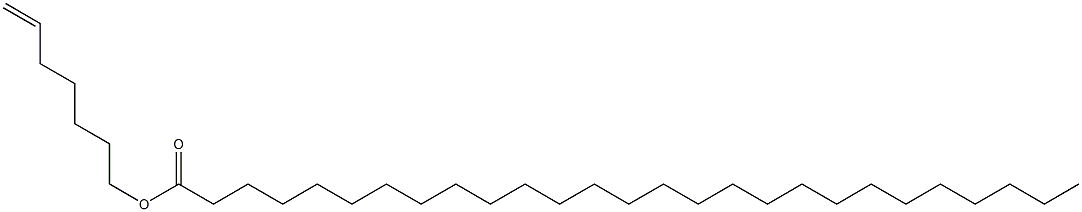 Heptacosanoic acid 6-heptenyl ester 结构式