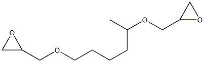 2,2'-[1,5-Hexanediylbis(oxymethylene)]bis(oxirane) 结构式