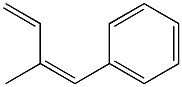 (3Z)-3-Methyl-4-phenyl-1,3-butadiene Structure