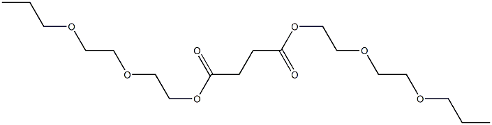 Succinic acid bis[2-(2-propoxyethoxy)ethyl] ester Struktur