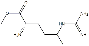 (2S)-2-Amino-5-guanidinohexanoic acid methyl ester Struktur
