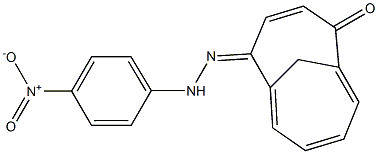 (5Z)-5-[2-(4-Nitrophenyl)hydrazono]bicyclo[4.4.1]undeca-3,6,8,10(1)-tetrene-2-one Structure