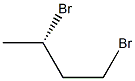 [S,(+)]-1,3-Dibromobutane Struktur