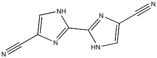2,2'-ビ[1H-イミダゾール]-4,4'-ジカルボニトリル 化学構造式