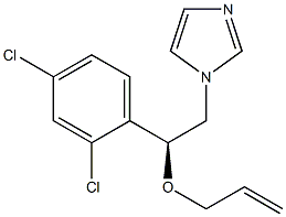 1-[(S)-2-(Allyloxy)-2-(2,4-dichlorophenyl)ethyl]-1H-imidazole Struktur