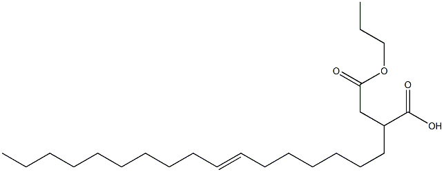 2-(7-Heptadecenyl)succinic acid 1-hydrogen 4-propyl ester 结构式
