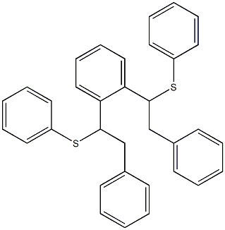 o-Phenylenebis[2-(phenylthio)-1,2-ethanediyl]bisbenzene Structure