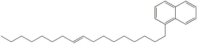 1-(9-Heptadecenyl)naphthalene 结构式