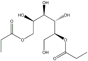 D-Glucitol 2,6-dipropionate 结构式