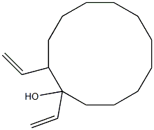 1,2-Divinyl-1-cyclododecanol Structure