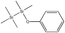 1-フェノキシ-1,1,2,2,2-ペンタメチルジシラン 化学構造式