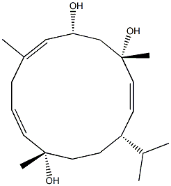 (2S,3E,6E,8R,10S,11E,13S)-2,6,10-Trimethyl-13-(1-methylethyl)-3,6,11-cyclotetradecatriene-2,8,10-triol