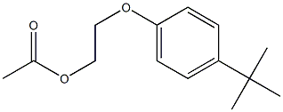 Acetic acid 2-(4-tert-butylphenoxy)ethyl ester Structure