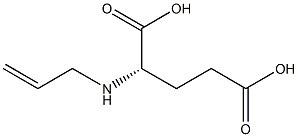N-アリルグルタミン酸 化学構造式
