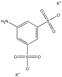 5-Amino-1,3-benzenedisulfonic acid dipotassium salt Structure