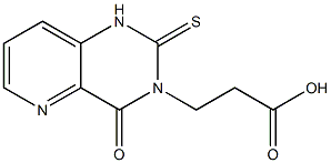 1,2,3,4-Tetrahydro-4-oxo-2-thioxopyrido[3,2-d]pyrimidine-3-propionic acid Struktur