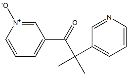 3-[2,2-Dimethyl-1-oxo-2-(3-pyridinyl)ethyl]pyridine 1-oxide Structure