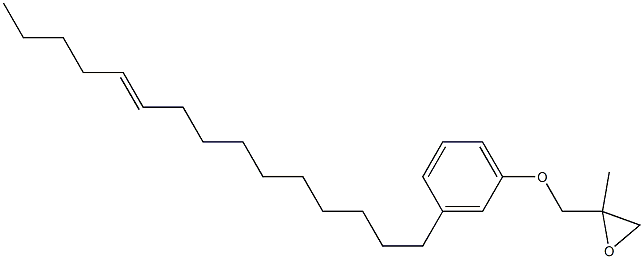 3-(10-Pentadecenyl)phenyl 2-methylglycidyl ether Structure